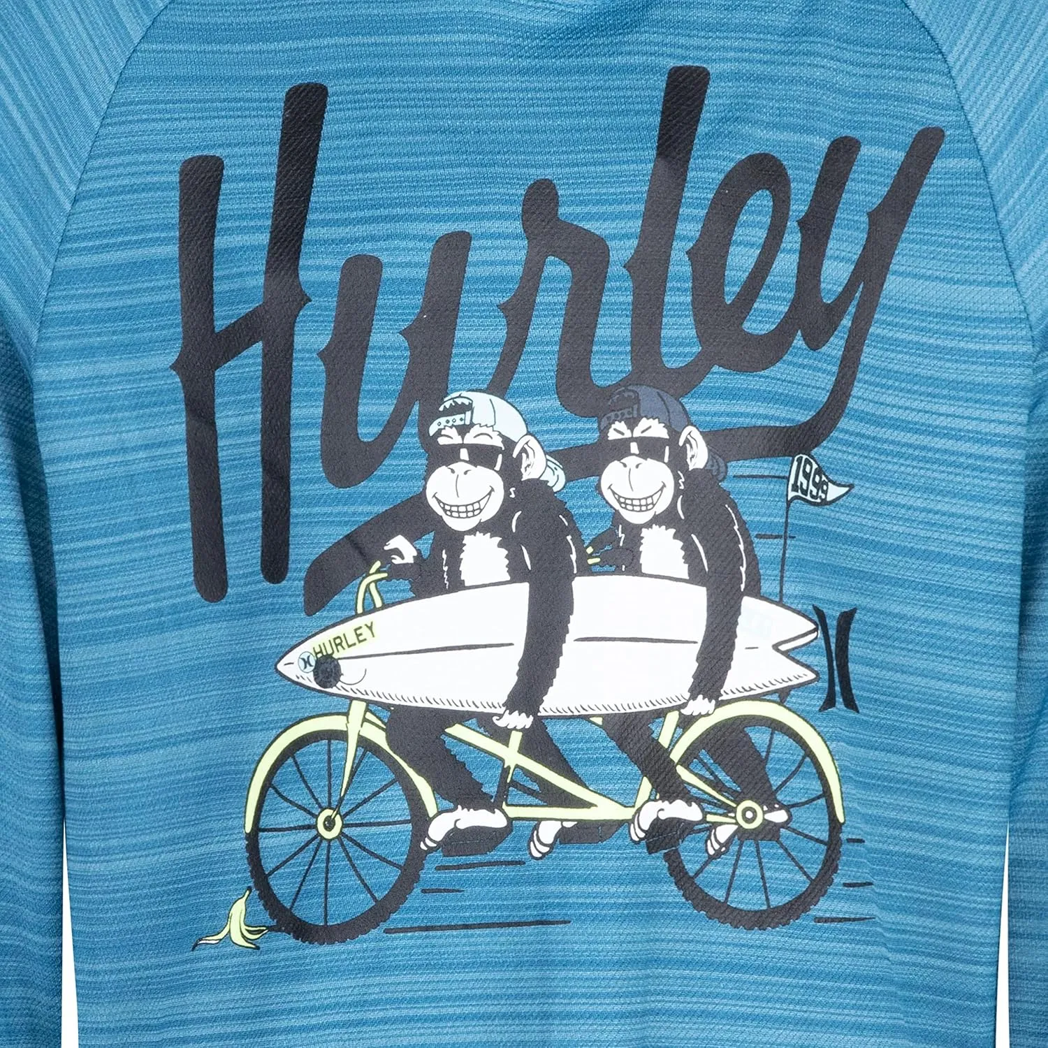 Hurley baby-boys Long Sleeve Hooded Top and Jogger Pants 2-piece Outfit Set