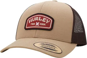 Hurley Men's Trucker Hat - Curved Bill Regular Fit Left Coast Baseball Cap for Men - Snap Back Mesh Panel Ball Cap
