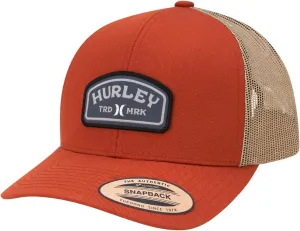 Hurley Men's Trucker Hat - Curved Bill Regular Fit Left Coast Baseball Cap for Men - Snap Back Mesh Panel Ball Cap