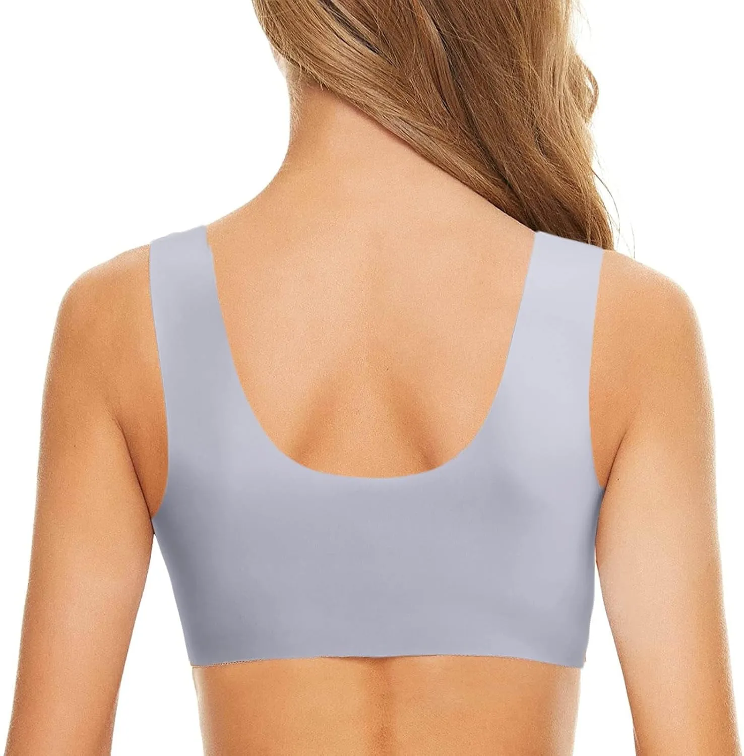 iLH Bras for Women Lace Front Closure Bras Comfort Full-Coverage Sports Bra No Underwire Breathable Lift up Air Bra