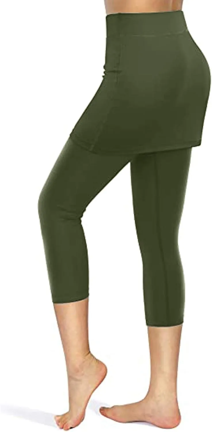 iLH Women's High Waist Workout Compression Seamless Fitness Yoga Leggings Butt Lift Active Tights Stretch Tummy Control Pants