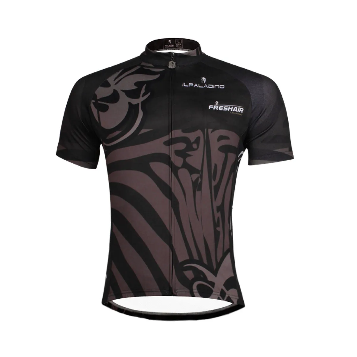 Ilpaladino Black Cool Breathable Jersey Men's Short-Sleeve Sport Shirts Summer Quick Dry Wear Summer Spring Autumn Pro Cycle Clothing Racing Apparel Outdoor Sports Leisure Biking shirt NO.682