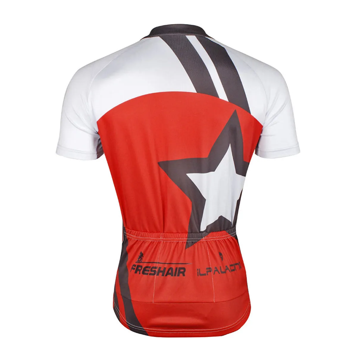 ILPALADINO Cycling Jersey for Men in Summer Breathable Red Bike Shirt Outdoor Exercise Bicycling Summer Pro Cycle Clothing Racing Apparel Outdoor Sports Leisure Biking Shirts NO.743