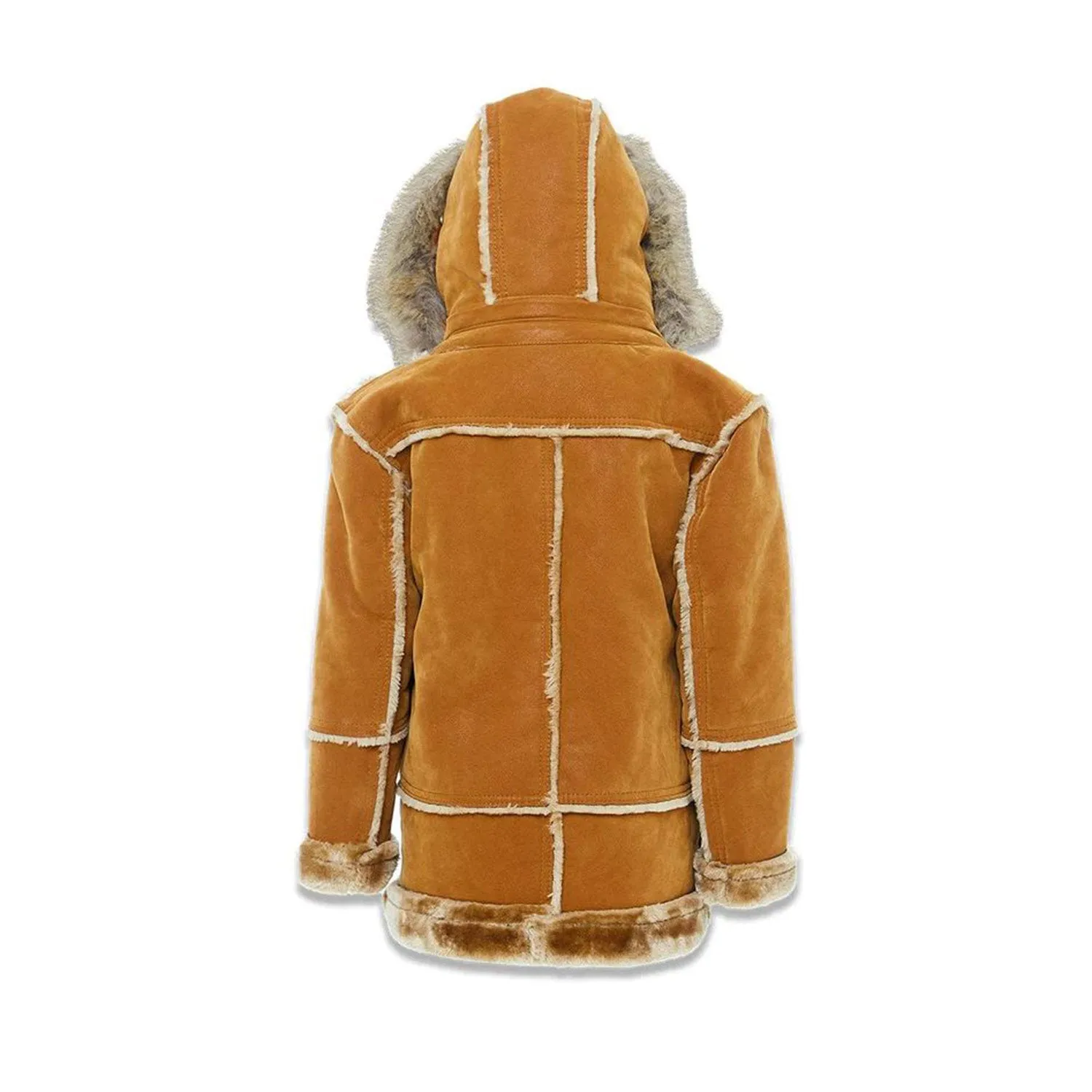 Jordan Craig Denali Shearling Kids Jacket Cognac