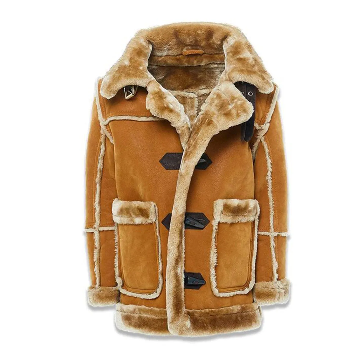 Jordan Craig Denali Shearling Kids Jacket Cognac