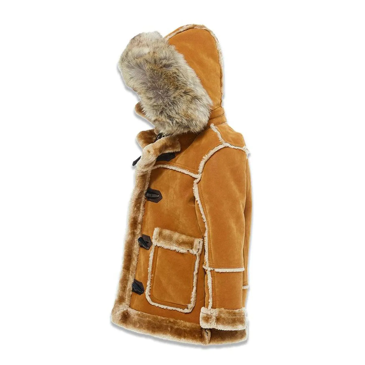 Jordan Craig Denali Shearling Kids Jacket Cognac