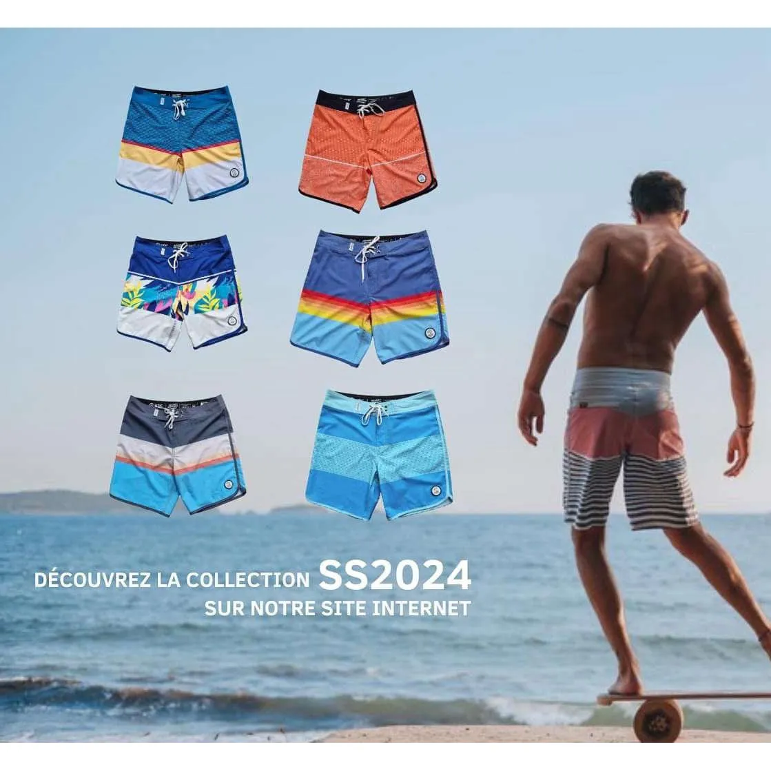 KDC Surfwear & Swimwear Men ESCAPE Eco-friendly Boardshort [WS]