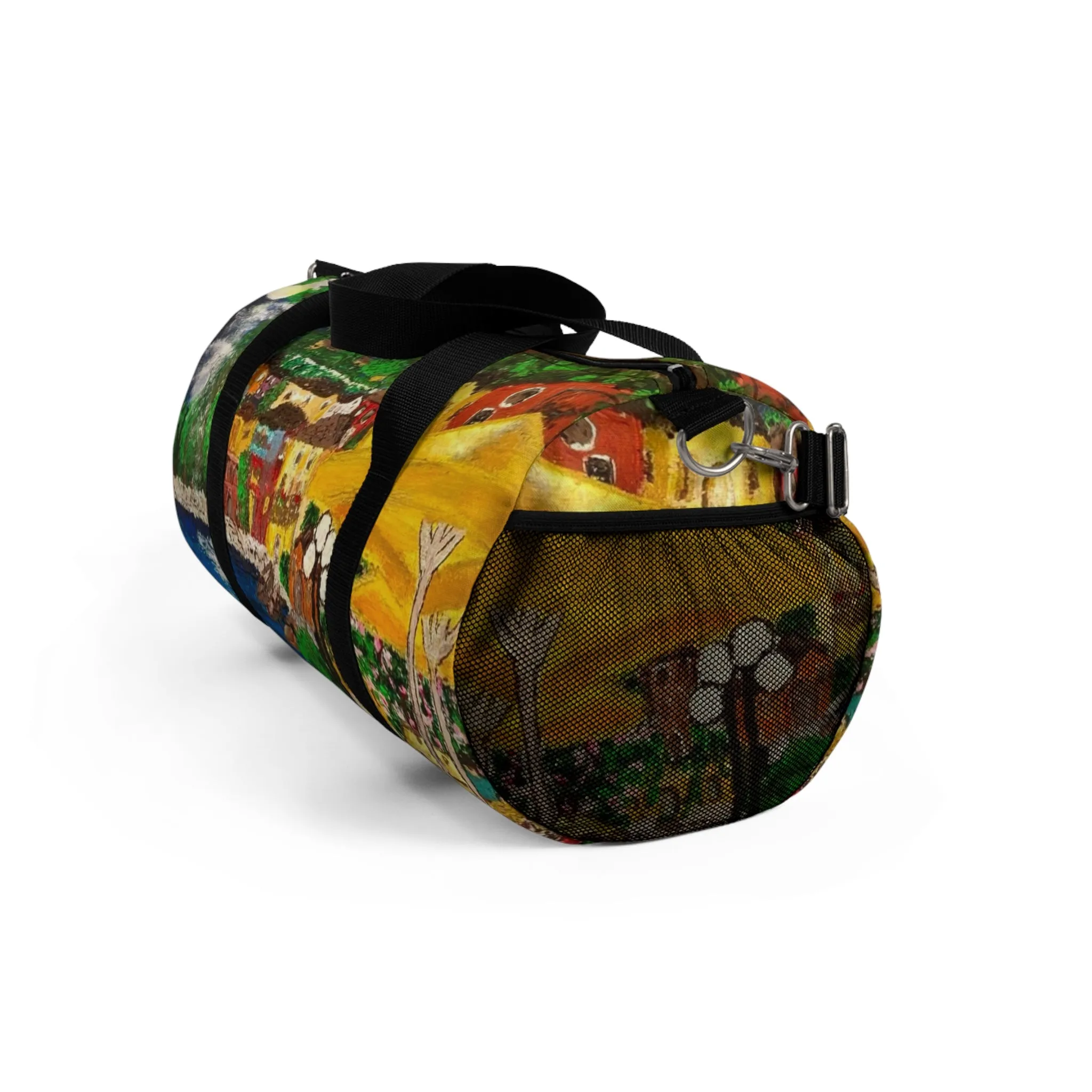 Lake Como at Night Duffel Bag
