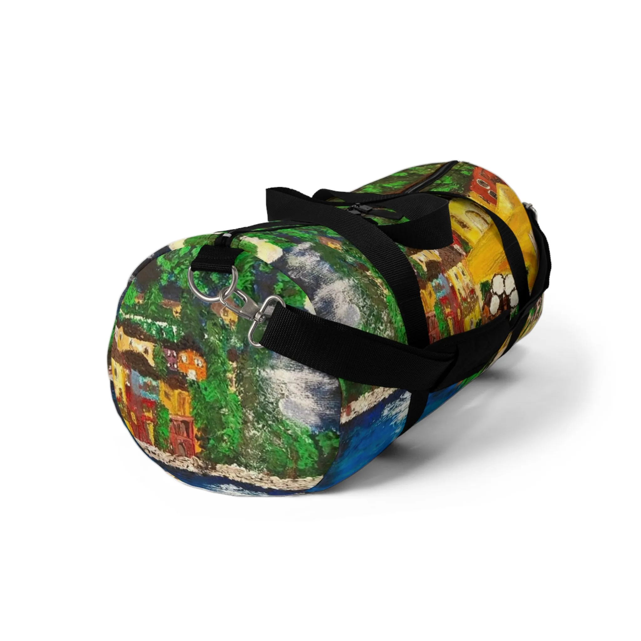 Lake Como at Night Duffel Bag