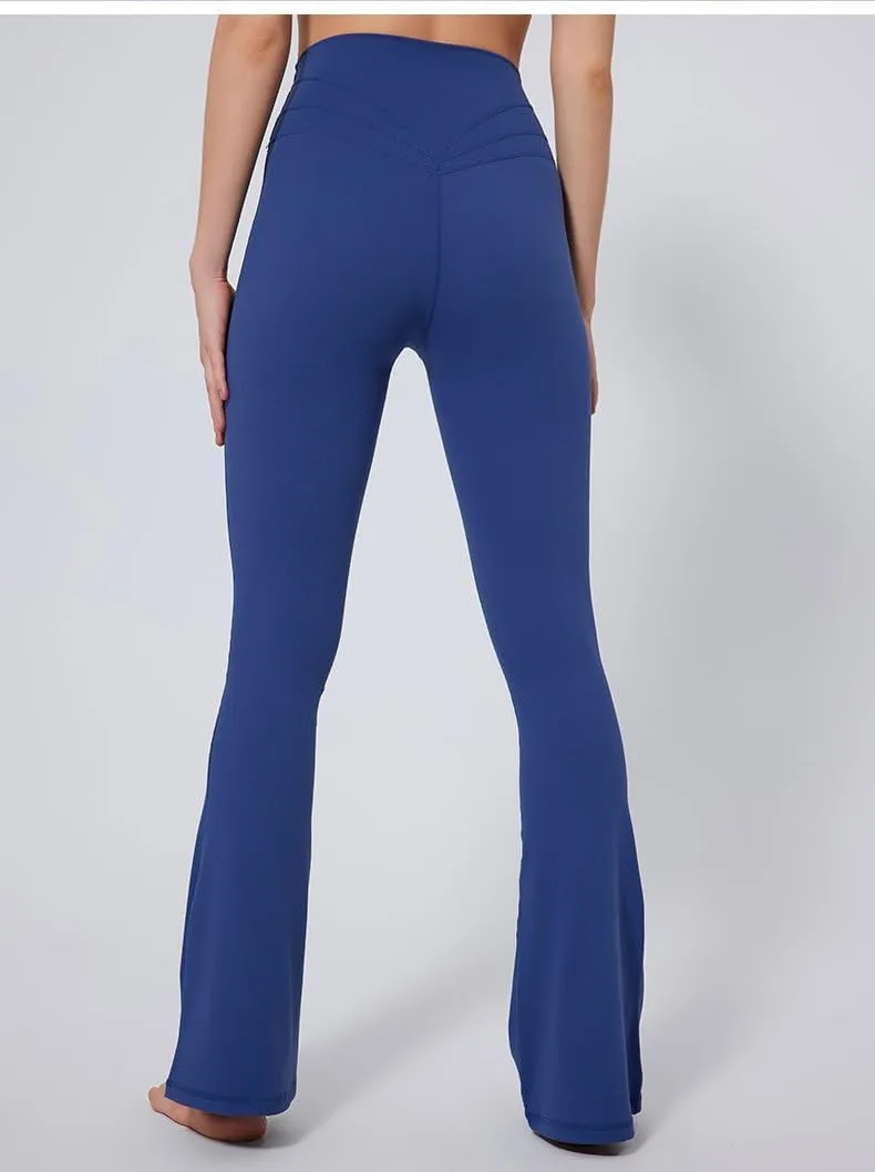 Leggings for Women High Waist High Waisted Tummy Control Yoga Pants Soft No See-Through Workout Flare Leggings