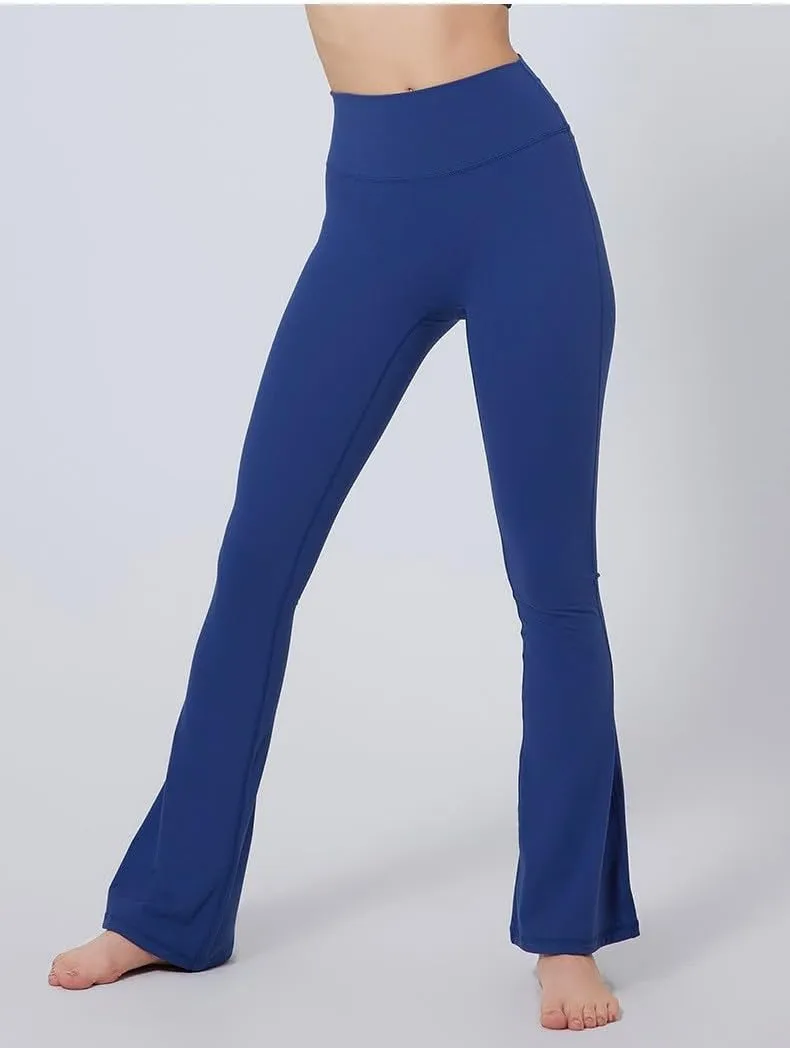 Leggings for Women High Waist High Waisted Tummy Control Yoga Pants Soft No See-Through Workout Flare Leggings