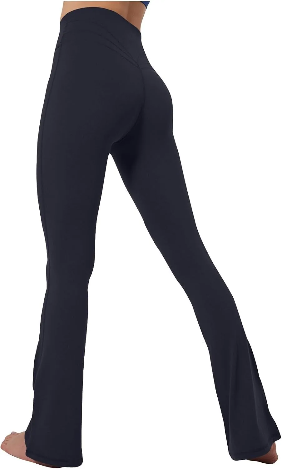 Leggings for Women High Waist High Waisted Tummy Control Yoga Pants Soft No See-Through Workout Flare Leggings