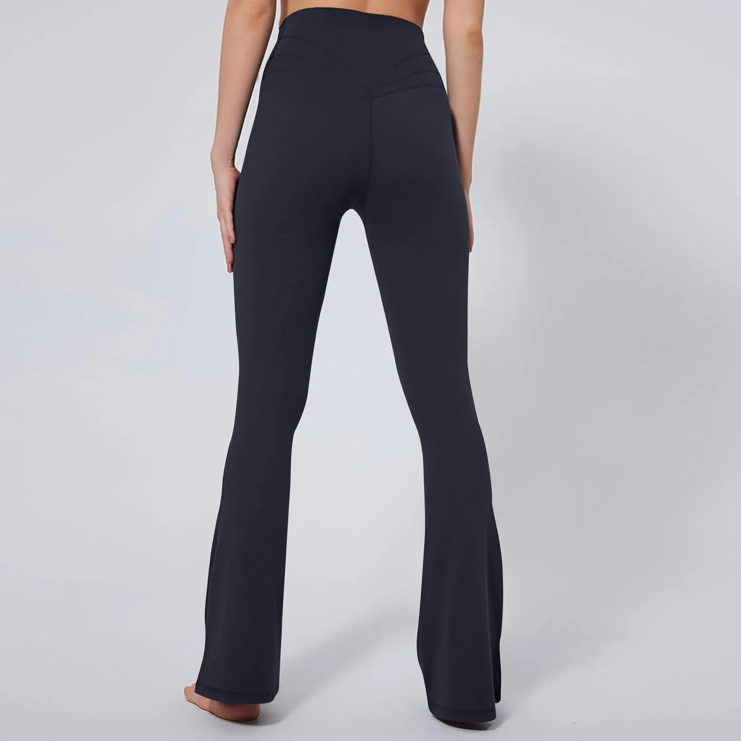 Leggings for Women High Waist High Waisted Tummy Control Yoga Pants Soft No See-Through Workout Flare Leggings
