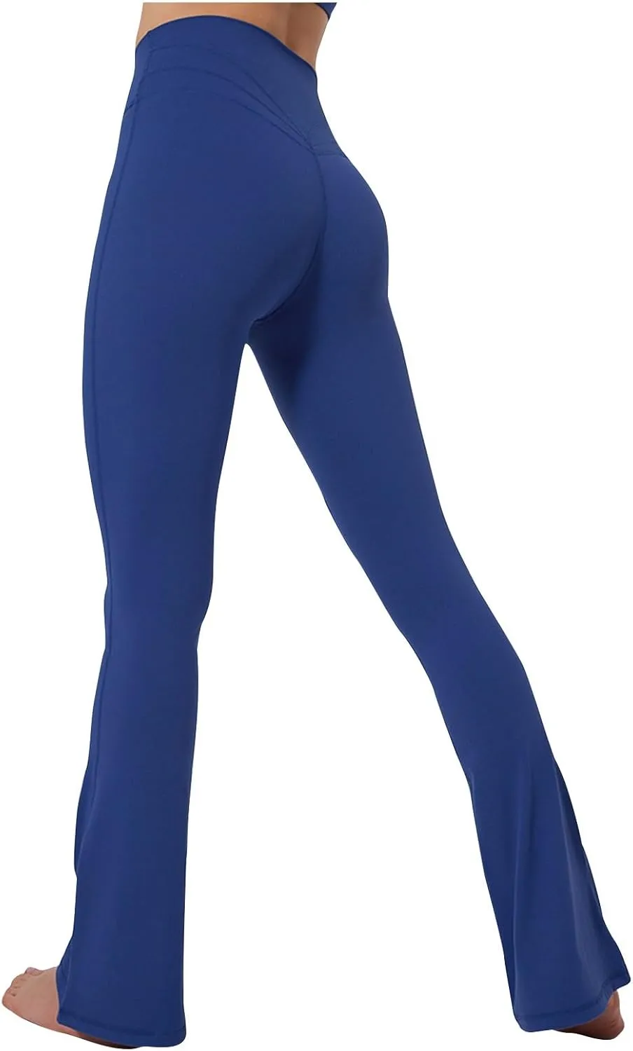 Leggings for Women High Waist High Waisted Tummy Control Yoga Pants Soft No See-Through Workout Flare Leggings