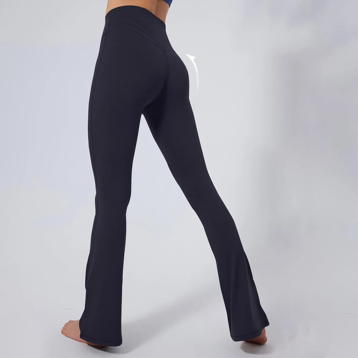 Leggings for Women High Waist High Waisted Tummy Control Yoga Pants Soft No See-Through Workout Flare Leggings