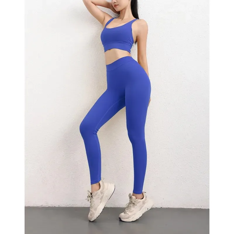 Leggings Knitted High Waist Sports Leggings Yoga Sport Gym