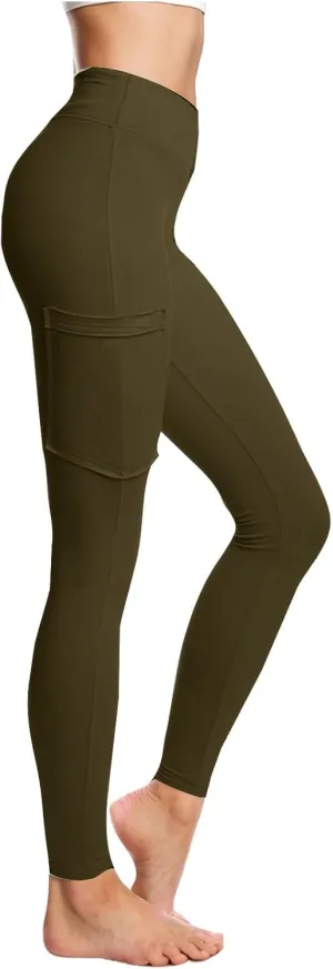 Leggings with Pockets for Women,Leggings for Women Tummy Control,Buttery Soft Yoga Pants for Workout Running Athletic