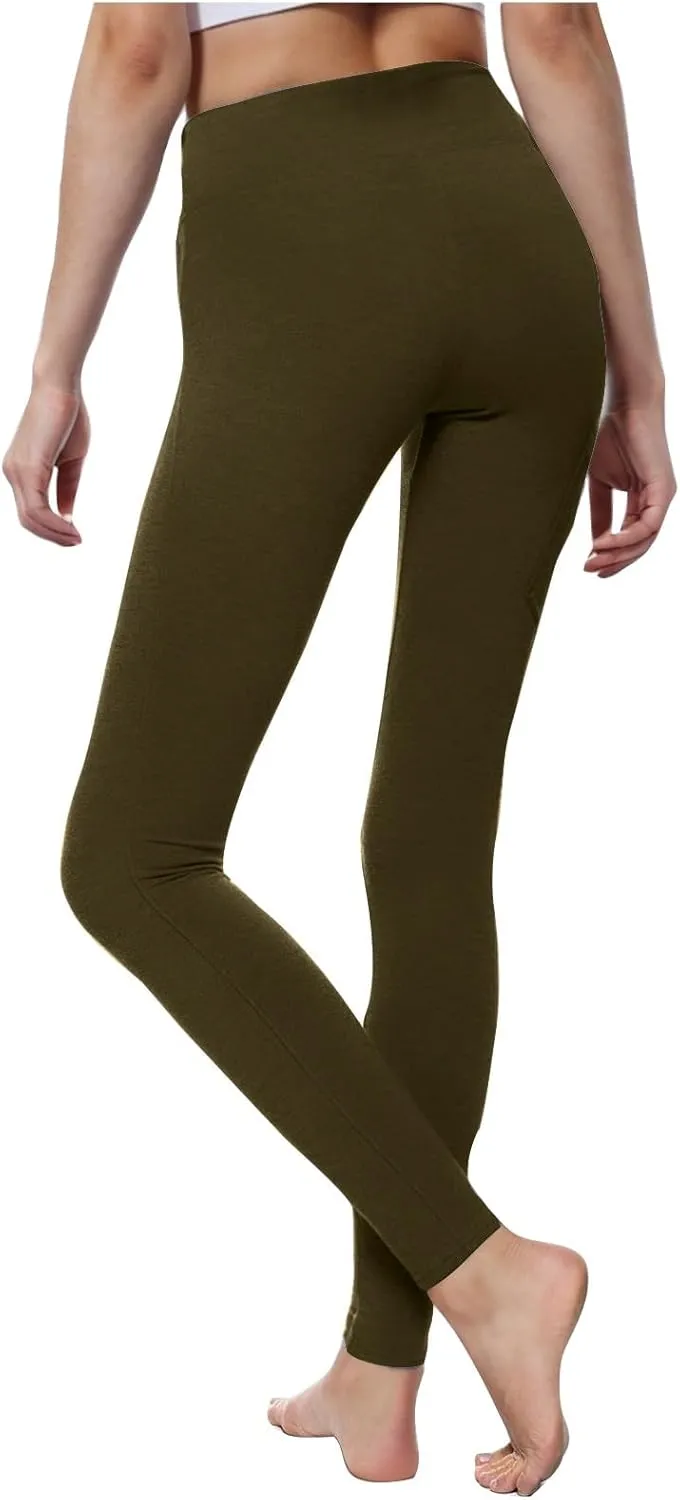 Leggings with Pockets for Women,Leggings for Women Tummy Control,Buttery Soft Yoga Pants for Workout Running Athletic