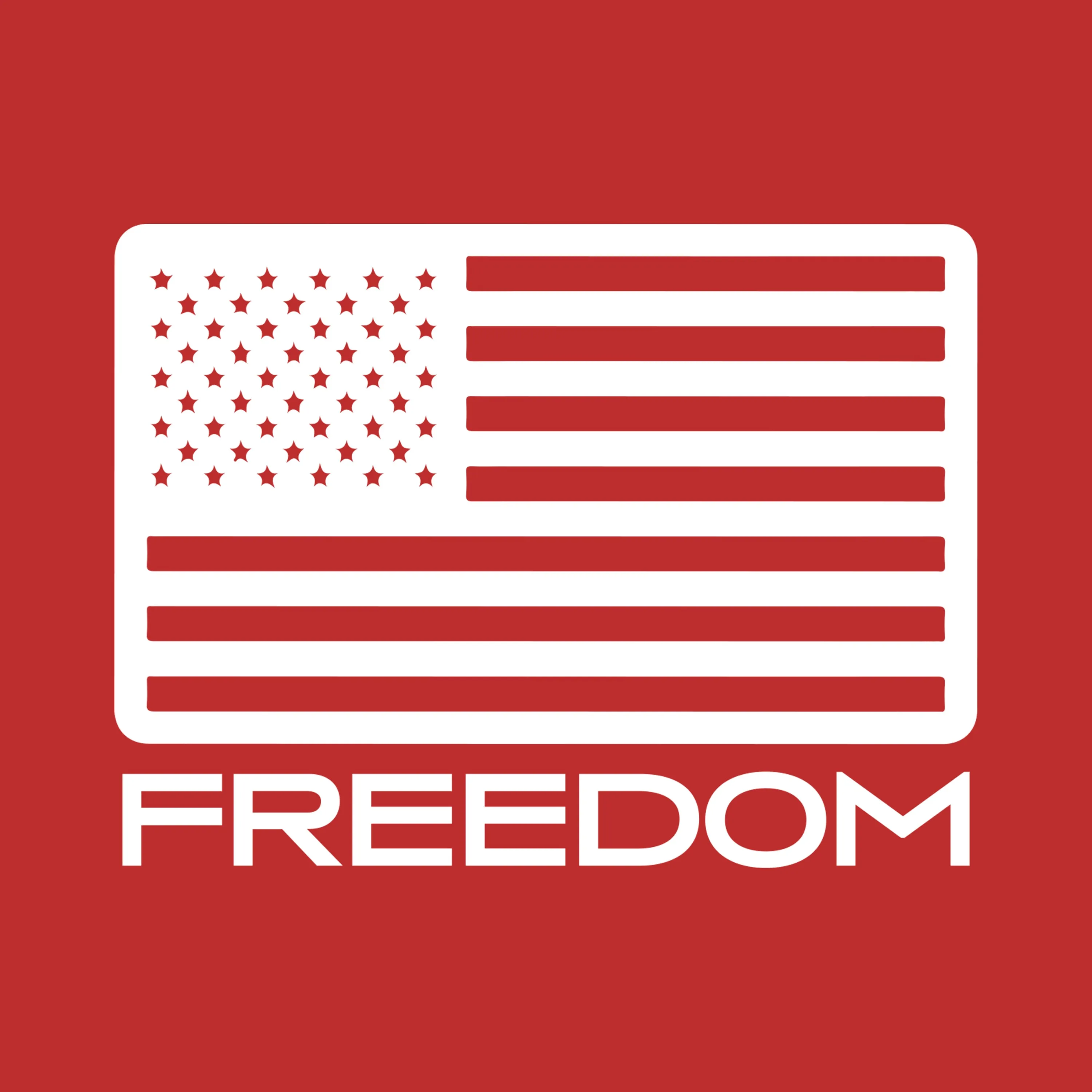 Limited Edition Team USA Freedom Flag Performance Red Tee