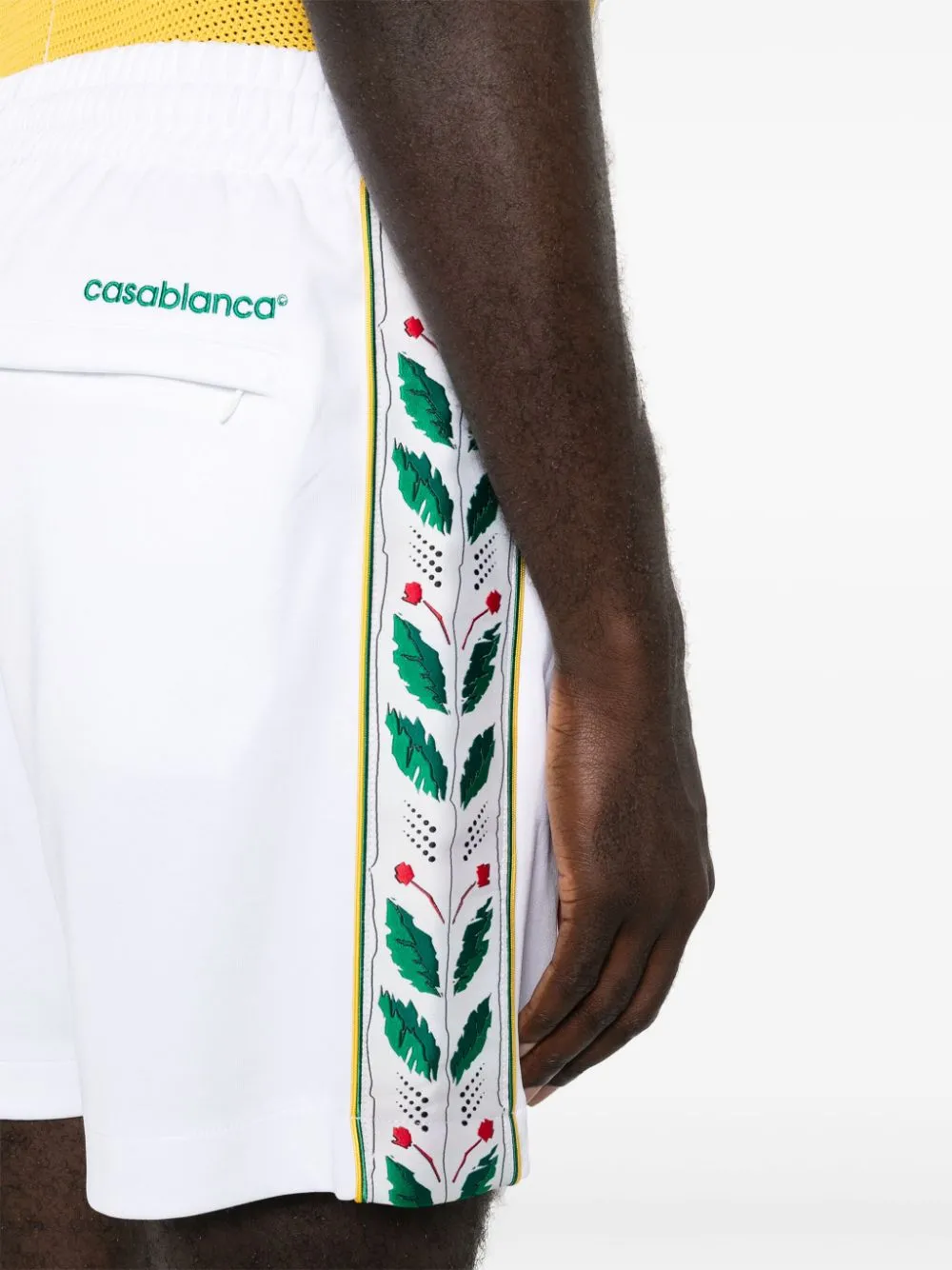 logo-embellished jersey shorts