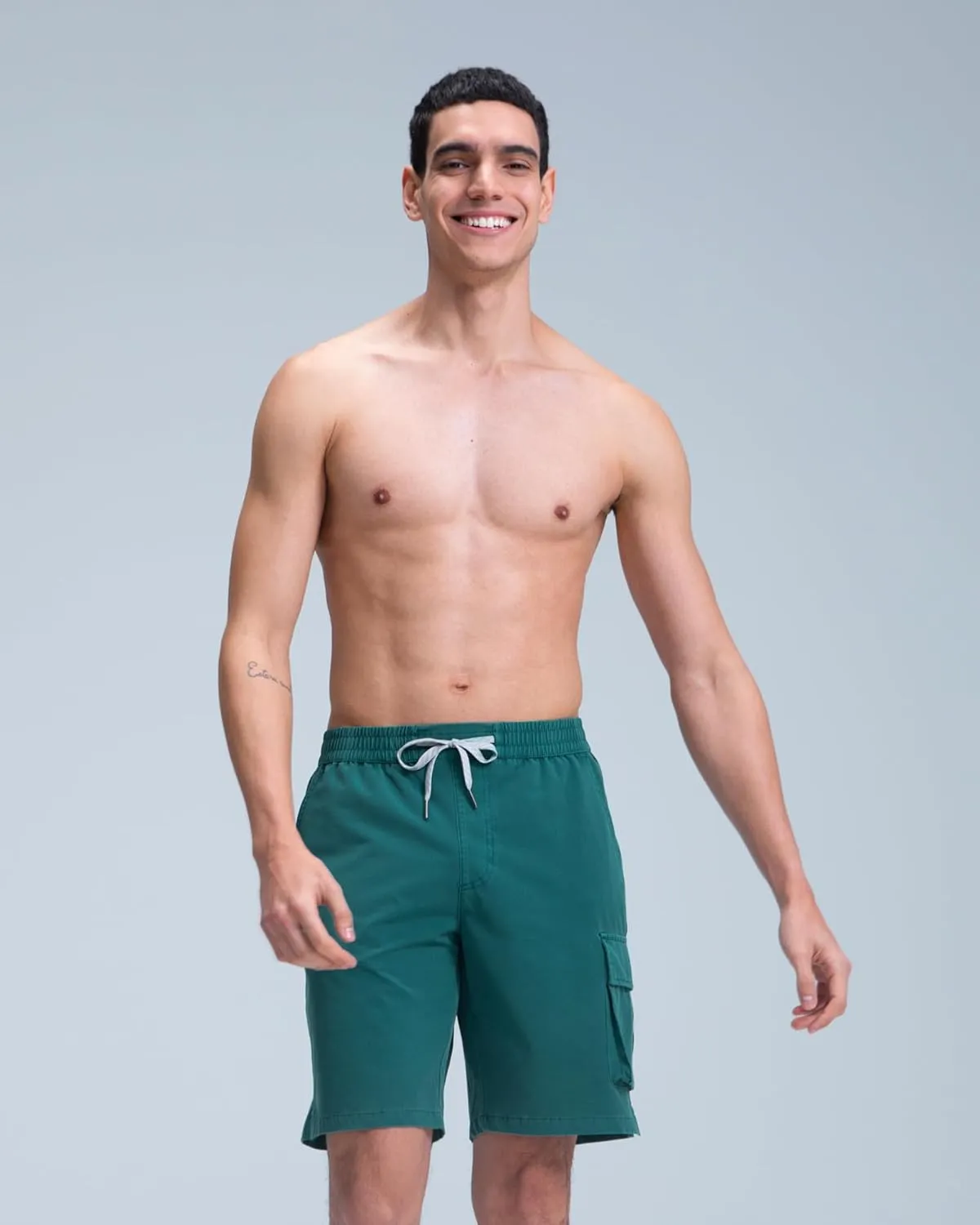 maamgic Mens Swim Trunks with Compression Liner 9 inch Quick Dry Men Bathing Suit Stretch Board Shorts