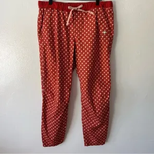 Maloja Pull on Pants with Drawstring in Hearts Print