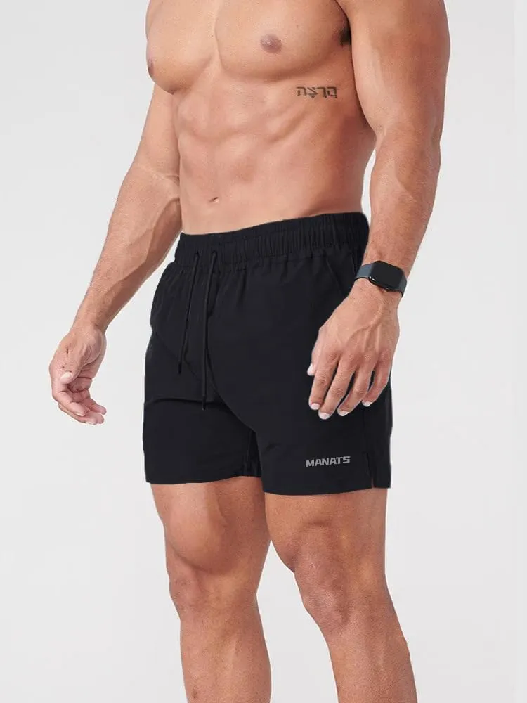 maytopia Men's Gym Shorts 5 Inch Quick Dry Running Workout Shorts Lightweight Fitted Athletic Shorts with Pockets