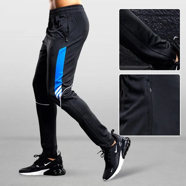 Men Sport Pants Running Pants With Zipper Pockets Training and Jogging Men Pants Fitness Pants For Men Sportwear