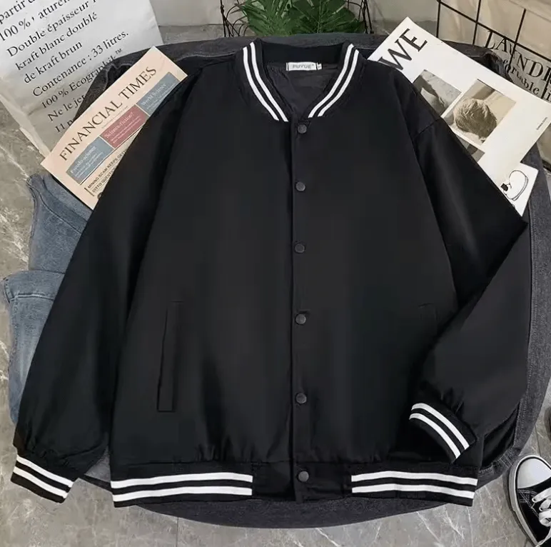 Men’s & Women’s High-Street Windbreaker – Loose Baseball Jackets, Lightweight Autumn & Spring Coats