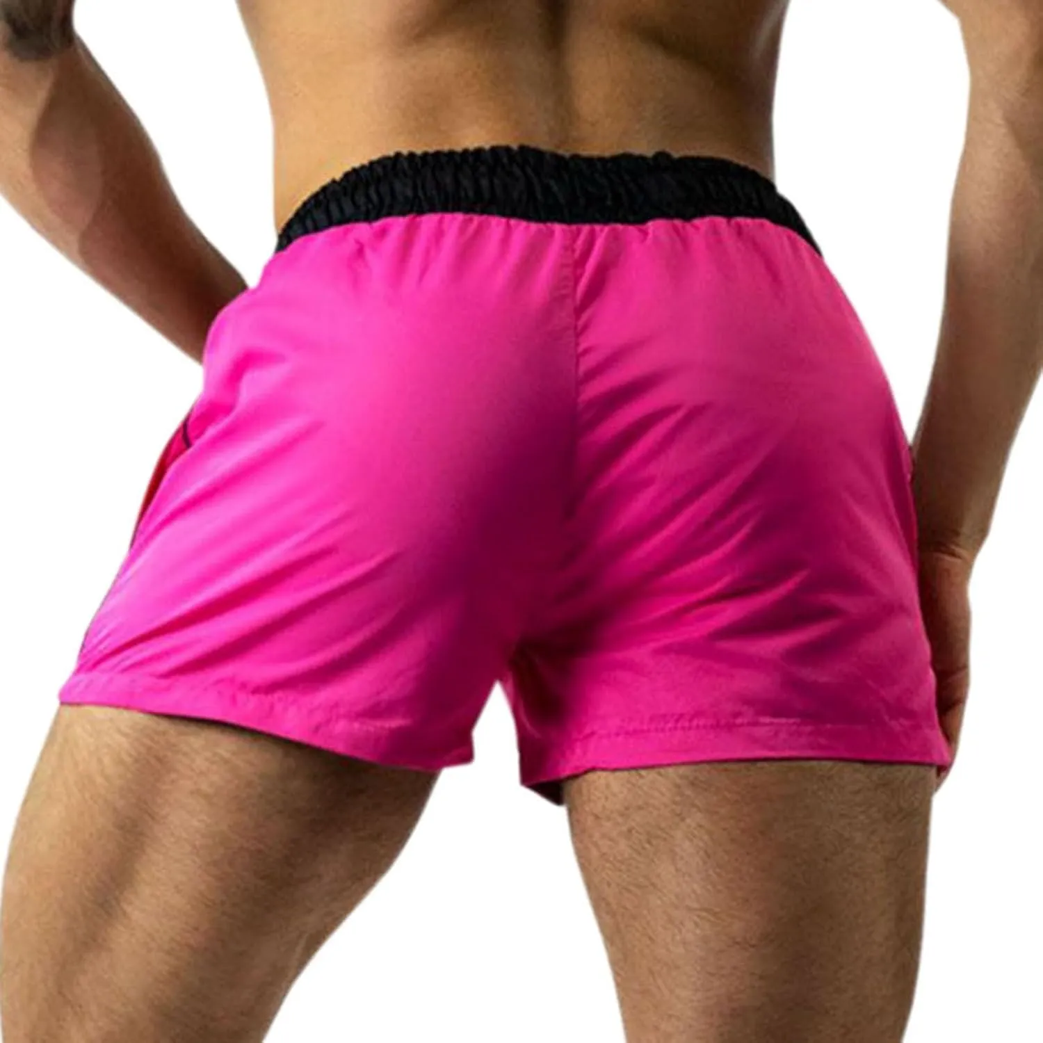Men's Athletic Gym Shorts 5 Inch Quick Dry Drawstring Elastic Waist Stretch Workout Sports Running Shorts