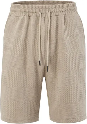 Men's Athletic Gym Shorts Quick Dry Casual Running Workout Short Pants with Pockets Summer Vacation Beach Shorts