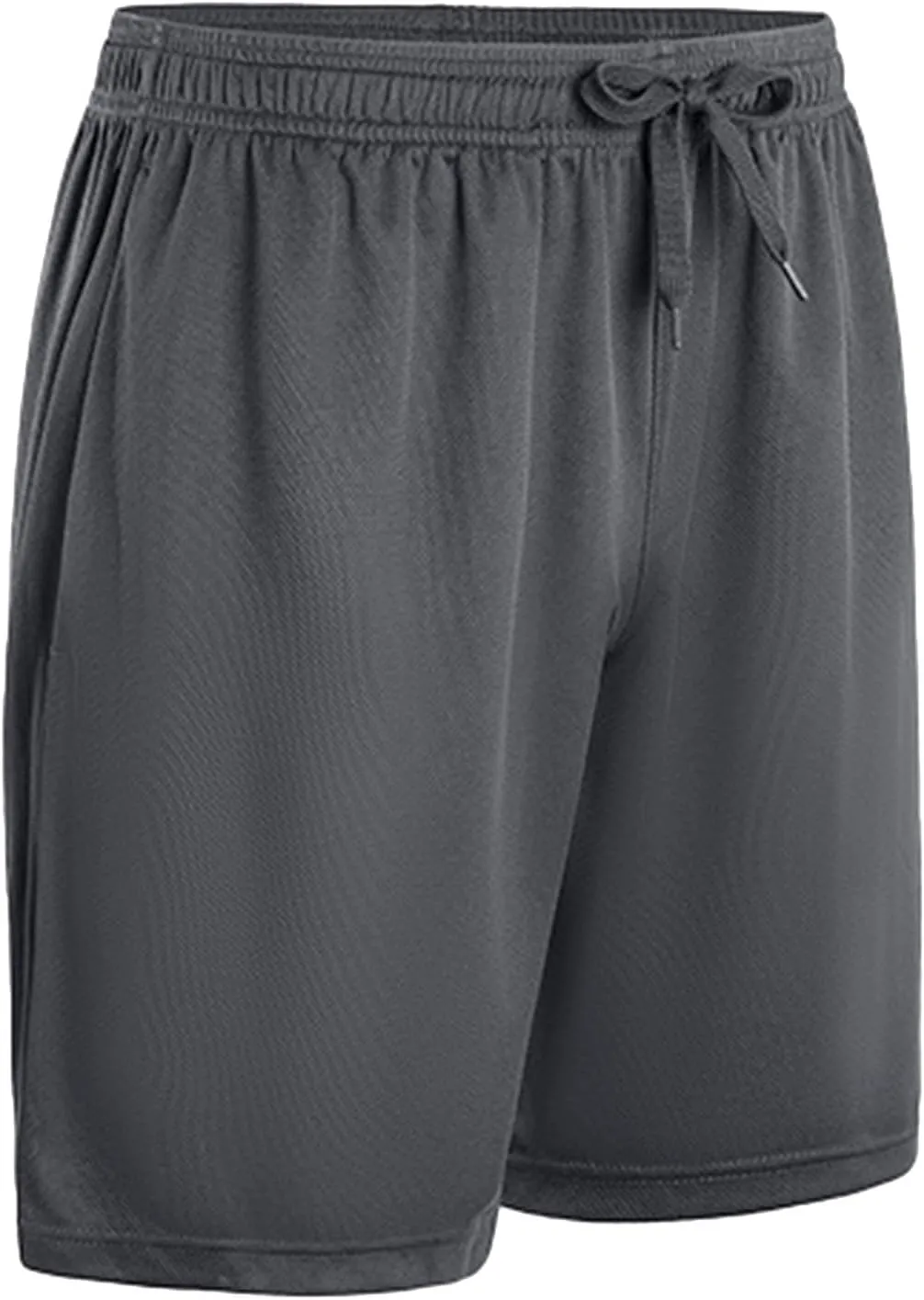 Men's Athletic Running Shorts Quick Dry Casual Elastic Waist Drawstring Workout Sports Gym Shorts with Pockets