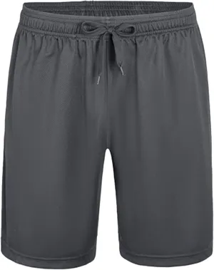 Men's Athletic Running Shorts Quick Dry Casual Elastic Waist Drawstring Workout Sports Gym Shorts with Pockets