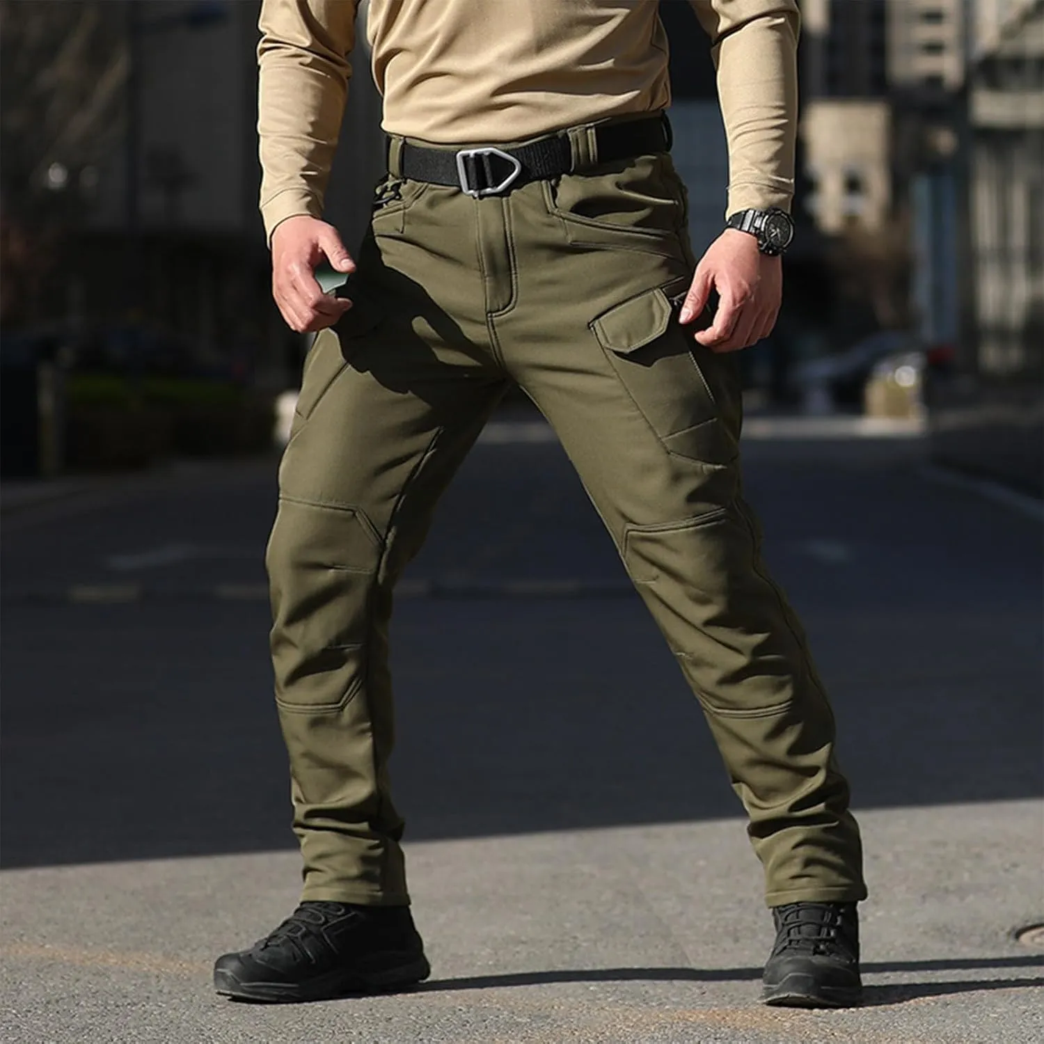 Mens Cargo Pants, Hiking Pant, Multipants - Outdoor Waterproof Quick-Dry Multi-Pocket Durable Tactical Pants