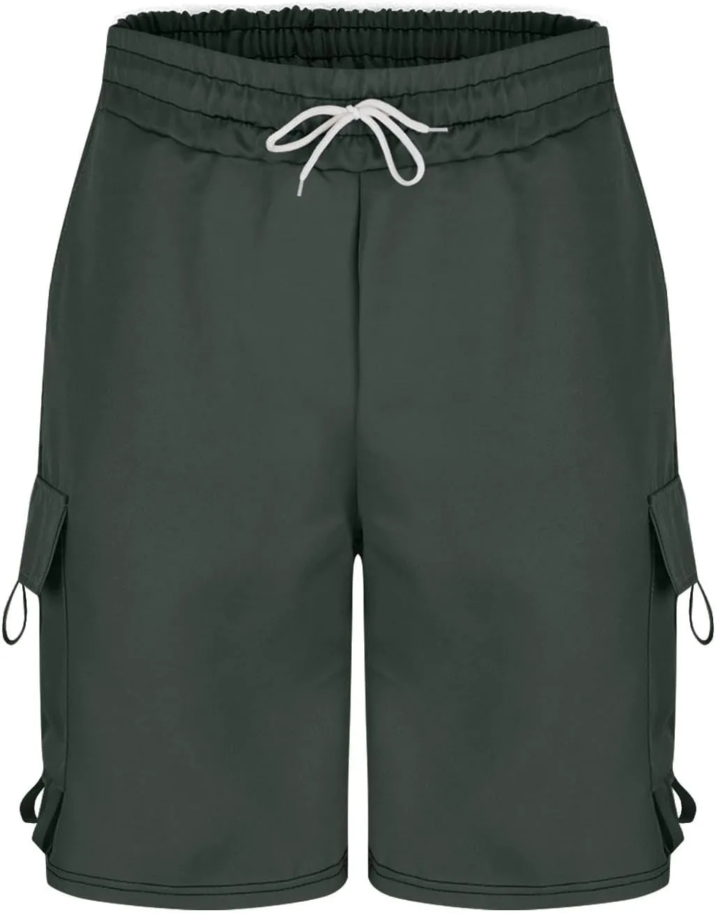 Men's Cargo Shorts Casual Lightweight Quick Dry Summer Outdoor Hiking Drawstring Multi-Pocket Relaxed Fit Cargo Shorts