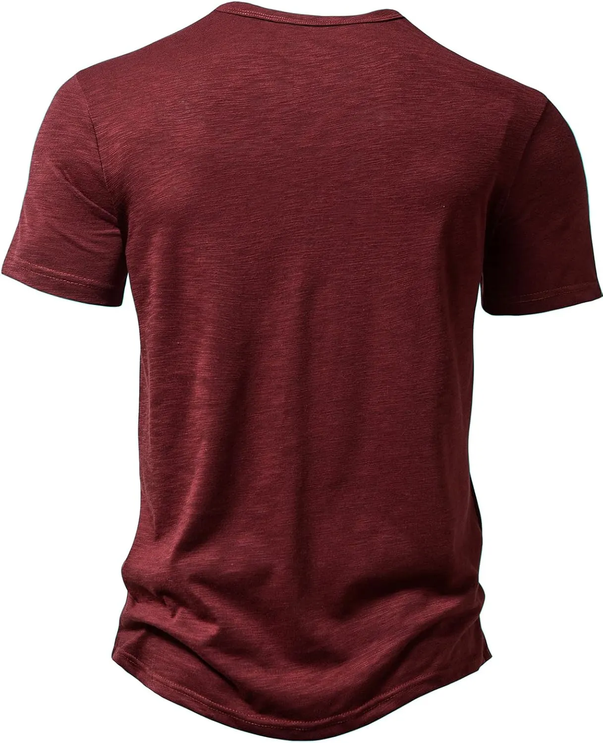 Men's Casual Stretchy Slim Fit Short Sleeve Henley Shirt