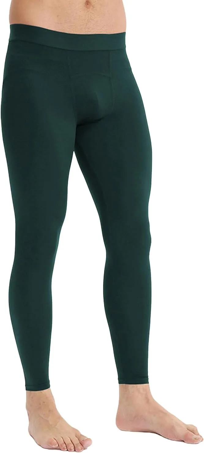 Mens Compression Pants, Quick Dry Athletic Running Leggings Workout Football Basketball Baselayer Bottoms Sports Pant