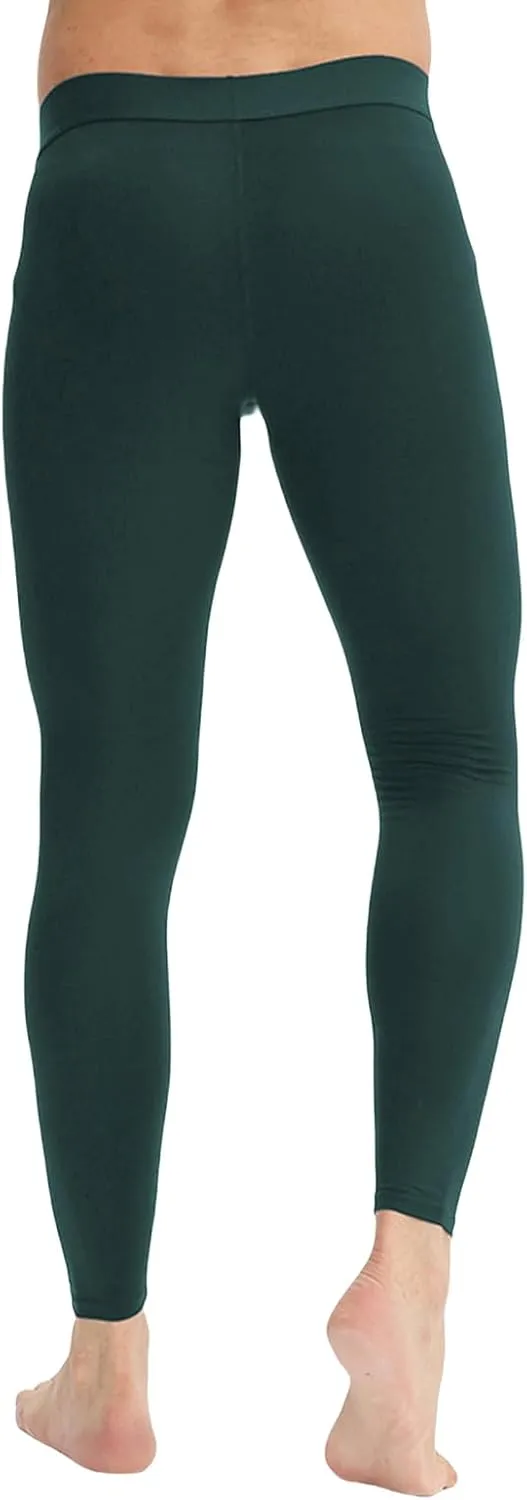 Mens Compression Pants, Quick Dry Athletic Running Leggings Workout Football Basketball Baselayer Bottoms Sports Pant