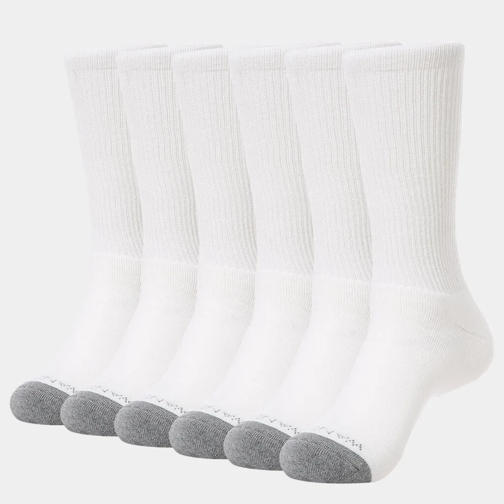 MEN'S CUSHION CREW SOCKS 6PACK
