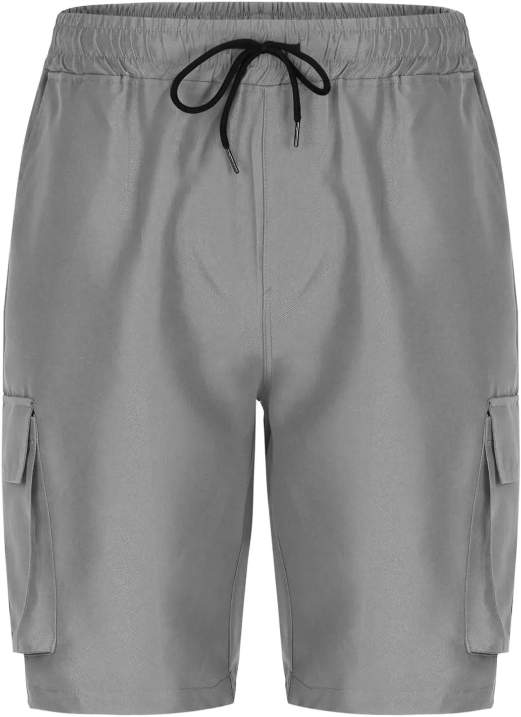 Men's Hiking Cargo Shorts Outdoor Quick Dry Cargo Casual Work Hiking Elastic Waist Drawstring Summer Beach Shorts