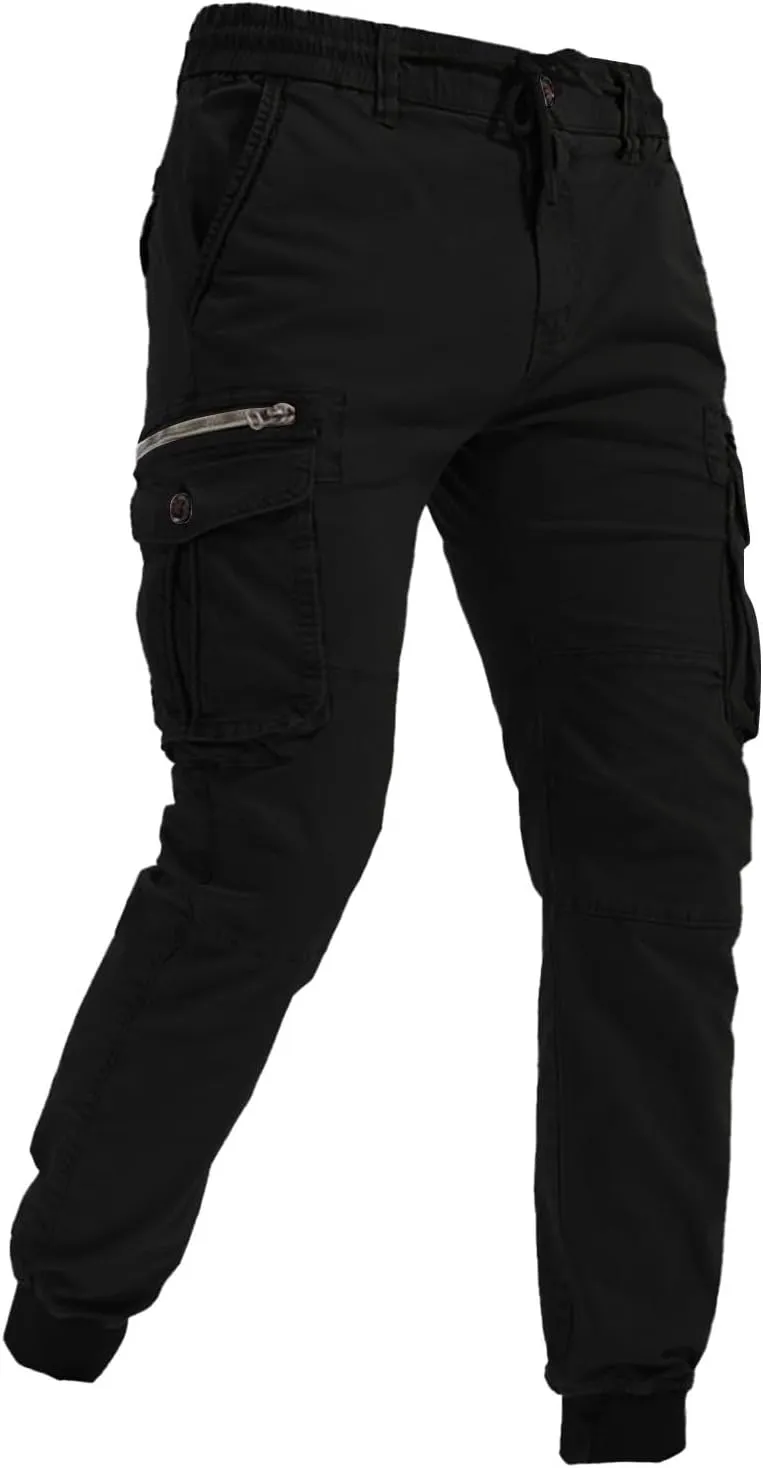 Men's Joggers Leggings Color Pants Casual Multi-Pocket Men's Trousers Tooling Solid Men's Pants Athletic Pants