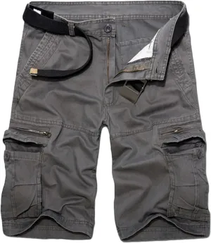 Men's Pants Cotton Beach Pants Drawstring Elastic Waist Shorts with Pockets Casual Baggy Classic Fit Lounge Shorts
