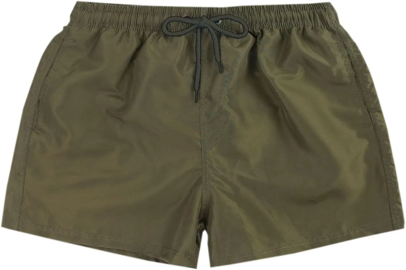 Mens Shorts Cotton Loose Lightweight Pants Casual Elastic Waist Drawstring 2025 Summer Beach Shorts with Pockets