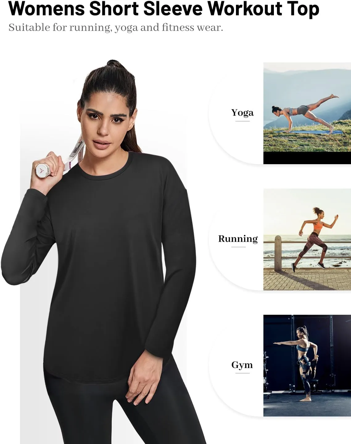 MISS FORTUNE Women Plus Size Tops Short Sleeve Active Wear Workout Shirts Women Outdoor Gym Hiking Yoga Tops Quick Dry