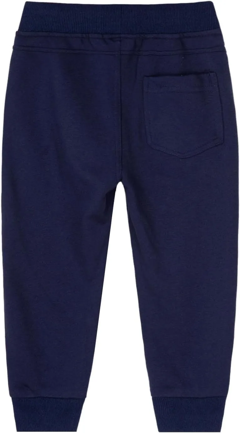 Mud Kingdom Little Boys Jogger Pants Star Drawstring Ribbed