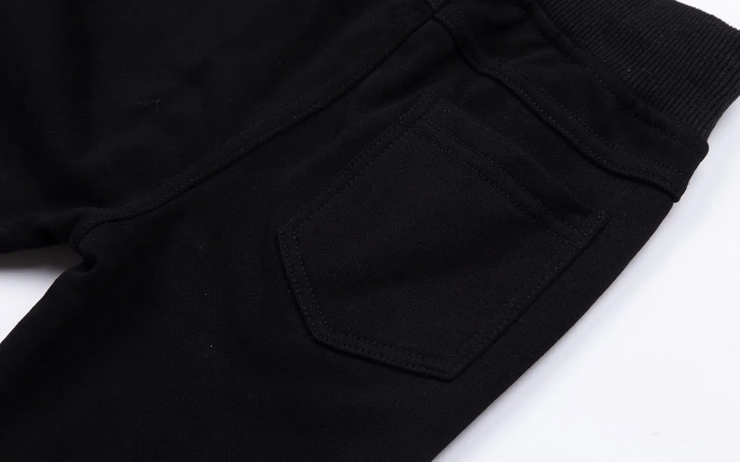 Mud Kingdom Little Boys Jogger Pants Star Drawstring Ribbed