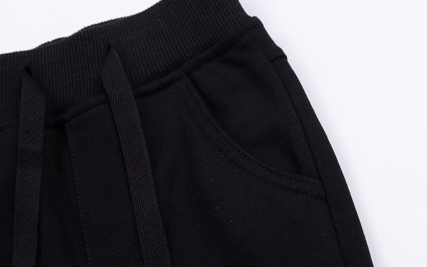 Mud Kingdom Little Boys Jogger Pants Star Drawstring Ribbed