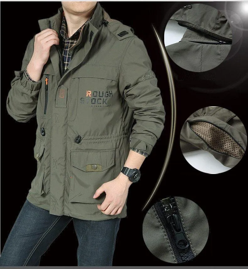 Multi-pocket Waterproof Tactical Bomber Jackets