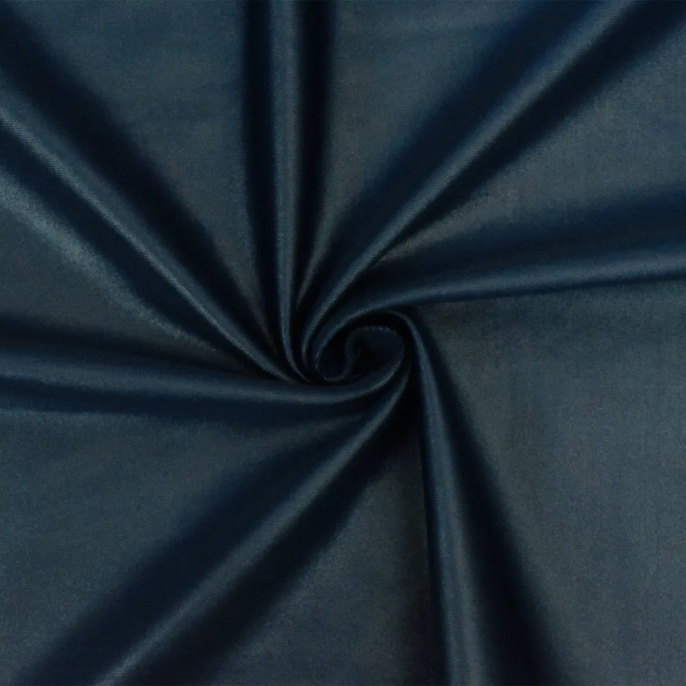 Navy Blue Maker Nylon Stretch Spandex Satin Tricot Swimwear Knit Fabric