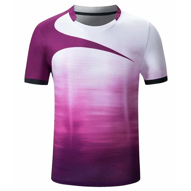 New Badminton shirt Women Men short sleeve Sportswear outdoor Running sports workout clothing badminton t-shirt tees tops